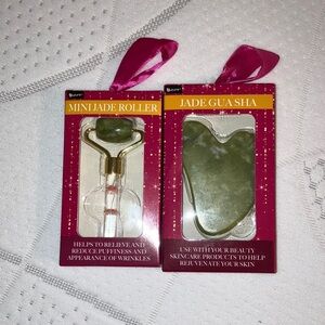 NIB B-Pure Mini Jade Roller and Gua Sha Set